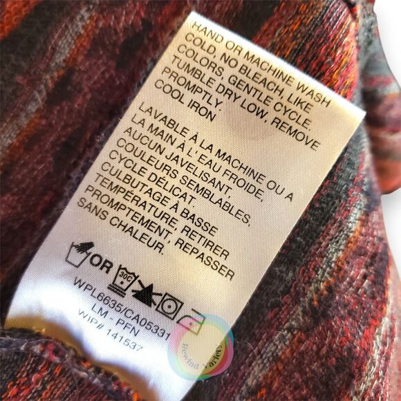 Woolrich Sweater Jacket Womens M Southwestern Aztec Print Shacket Vintage Style - Picture 5 of 11